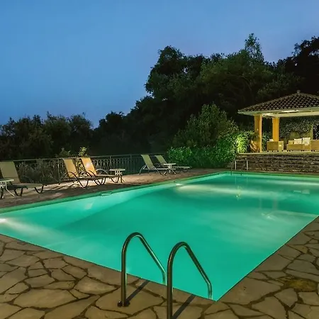 Christina Pool And Sea Views, Nissaki, Kaminaki Vila